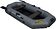 Гребная лодка Муссон S-240 (серый)