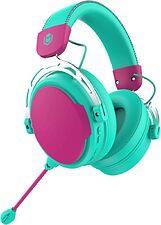 Наушники IO by Red Square Graphite 2 (бирюзовый/розовый)