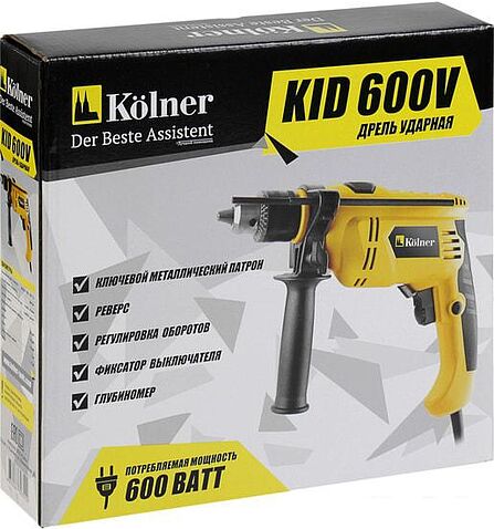 Ударная дрель Kolner KID 600V