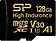 Карта памяти Silicon-Power Golden Series High Endurance microSDXC SP128GBSTXDV3V1HSP 128GB (с адаптером)