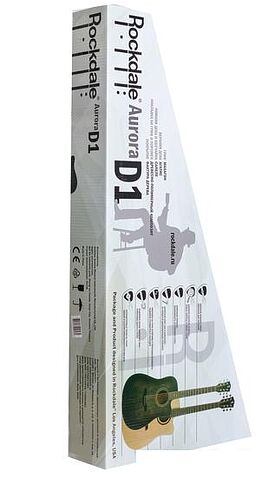 Акустическая гитара Rockdale Aurora D1 C BK