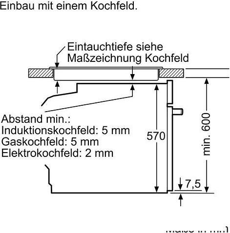 Электрический духовой шкаф Bosch Serie 4 HBA573BS1