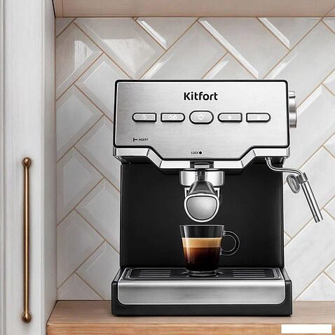 Рожковая кофеварка Kitfort KT-7255