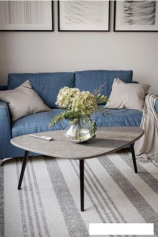 Журнальный столик Калифорния мебель Эланд (серый бетон)