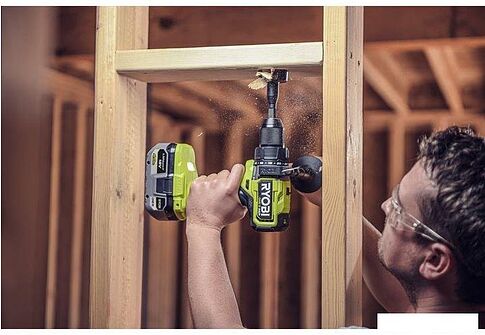Ударная дрель-шуруповерт Ryobi RPD18X-242S 5133005283 (с 2-мя АКБ 2 Ач+4 Ач, сумка)