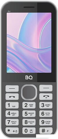 Кнопочный телефон BQ 2843 Air (темно-серый)