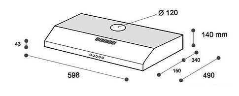 Кухонная вытяжка ZorG Technology Piano 600 60 M (белый)