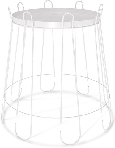 Журнальный столик Sheffilton SHT-CT6 (белый муар)