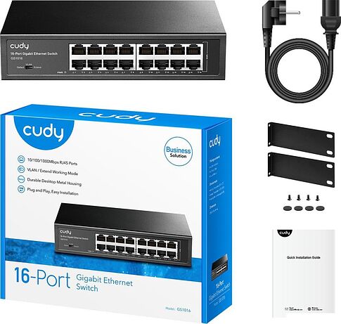 Неуправляемый коммутатор Cudy GS1016 3.0