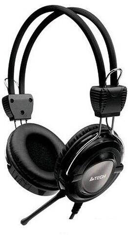 Наушники с микрофоном A4Tech HS-19 (черный)