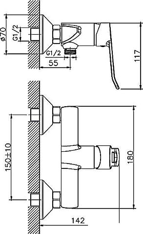 Гигиенический душ Haiba HB55556