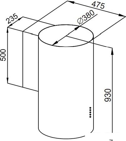 Кухонная вытяжка HOMSair Fly 1000SD 39 (белый)