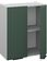 Шкаф навесной Arvento Корнелия Анта-плюс ВШ60 (зеленый софт)