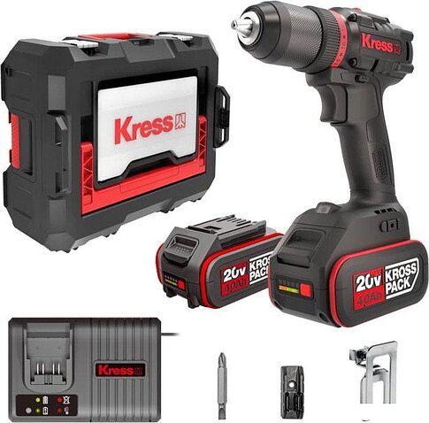 Дрель-шуруповерт Kress KUA71 (с 2-мя АКБ, кейс)