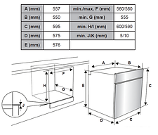 Электрический духовой шкаф Weissgauff EOV 691 PDX