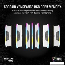 Оперативная память Corsair Vengeance RGB 2x16ГБ DDR5 6400 МГц CMH32GX5M2B6400C36W Оперативная память Corsair Vengeance RGB 2x16ГБ DDR5 6400 МГц CMH32GX5M2B6400C36W