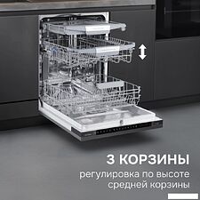 Встраиваемая посудомоечная машина Zigmund & Shtain DW 311.6 Встраиваемая посудомоечная машина Zigmund & Shtain DW 311.6