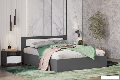 Тумба Mio Tesoro Дольче (графит/белый)