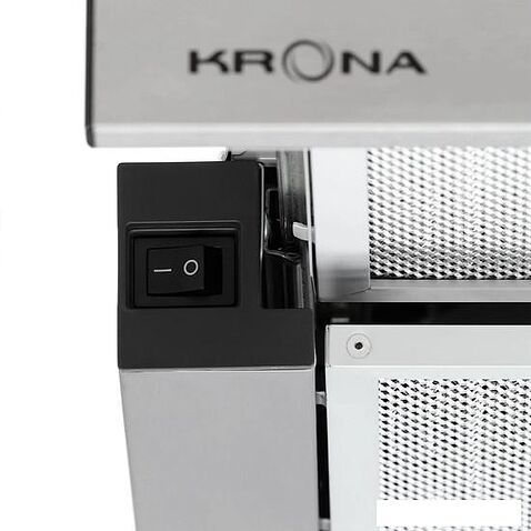 Кухонная вытяжка Krona Kamilla T 600 Inox 2 мотора (нержавеющая сталь)