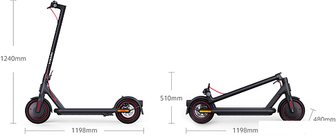 Электросамокат Xiaomi Mi Electric Scooter Pro 4 DDHBC20NEB