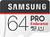 Карта памяти Samsung PRO Endurance microSDXC 64GB + адаптер