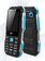 Кнопочный телефон Olmio X04 (черный/голубой)