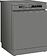 Отдельностоящая посудомоечная машина Weissgauff DW 6038 D Dual Wash Silver