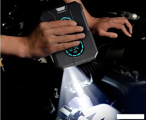 Портативное пусковое устройство с компрессором Soft Drive CAR2831