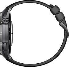 Умные часы Huawei Watch GT 6 Pro 46 мм (черный, с черным силиконовым ремешком, международная версия)