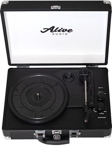 Виниловый проигрыватель Alive Audio Glam Noir