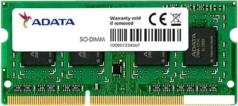 Оперативная память A-Data 4GB DDR3 PC3-12800 ADDS1600W4G11-S