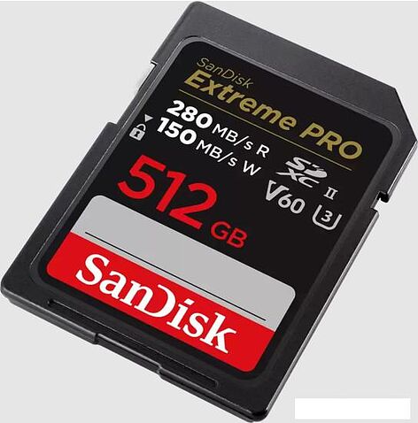 Карта памяти SanDisk Extreme PRO SDXC SDSDXEP-512G-GN4IN 512GB
