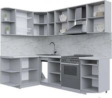 Готовая кухня Интерлиния Берес 1.5x2.5 левая (дуб английский/бискайская сосна) Готовая кухня Интерлиния Берес 1.5x2.5 левая (дуб английский/бискайская сосна)