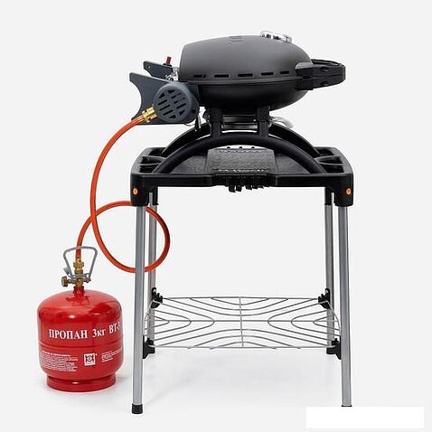 Портативный газовый гриль O-grill 500MT (красный)