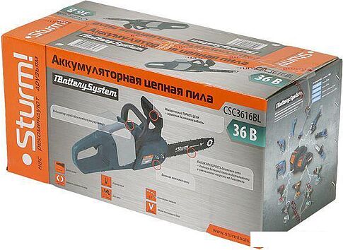 Аккумуляторная пила Sturm CSC3616BL (без АКБ)