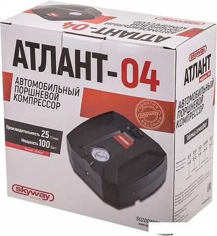 Автомобильный компрессор Skyway Атлант-04