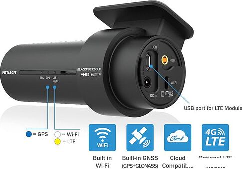 Автомобильный видеорегистратор BlackVue DR750X-1CH Plus