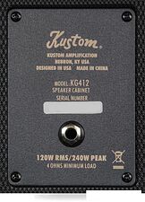 Кабинет Kustom KG412
