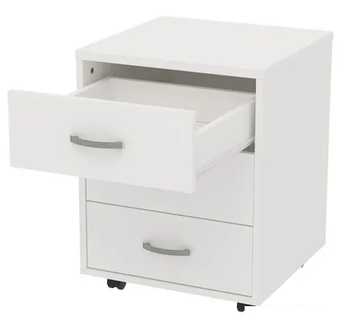 Тумба Seven Dreams Выкатная 3 ящика SD-250 (белый)