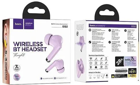 Наушники Hoco EQ2 (сиреневый)