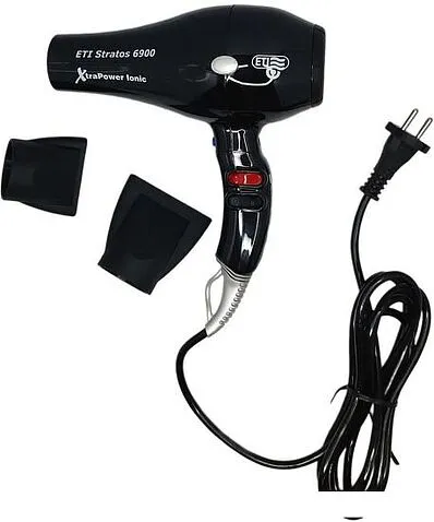 Фен ETI Stratos 6900 Xtrapower Ionic (черный)