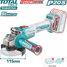 Угловая шлифмашина Total TAGLI221153 (без АКБ)