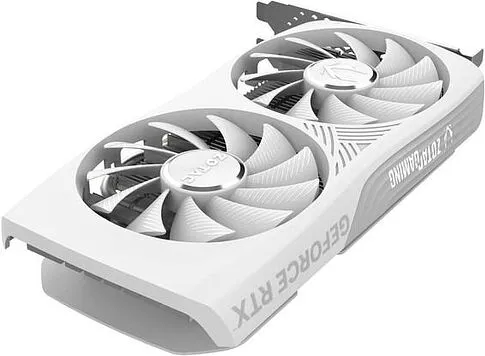 Видеокарта ZOTAC GeForce RTX 4060 8GB Twin Edge OC White Edition ZT-D40600Q-10M