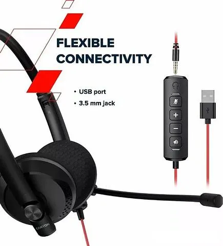 Офисная гарнитура Canyon HS-07