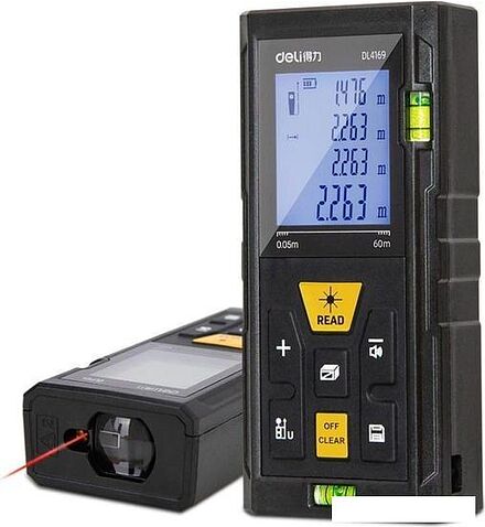 Лазерный дальномер Deli DL4169