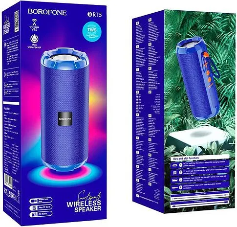 Беспроводная колонка Borofone BR15 (синий)