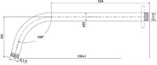 Держатель верхнего душа IDDIS Built-in Shower 001SB35i61