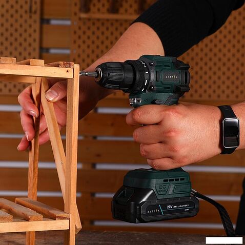 Дрель-шуруповерт Zitrek Greenpower 20 PRO 085-1313 (с 1-им АКБ)