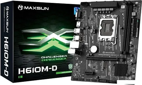 Материнская плата Maxsun Challenger H610M-D