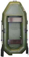 Гребная лодка Муссон S-240 Ф (зеленый)